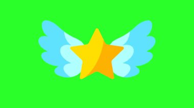 Kanatlı Yıldız Başarı Sembolü