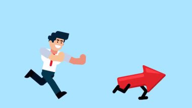 Yönlendirme Sembolü Koşan Adam