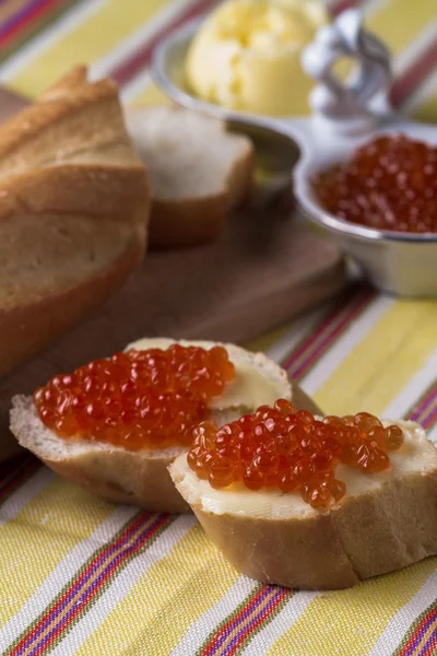 Red salmon caviar — Stock Photo, Image