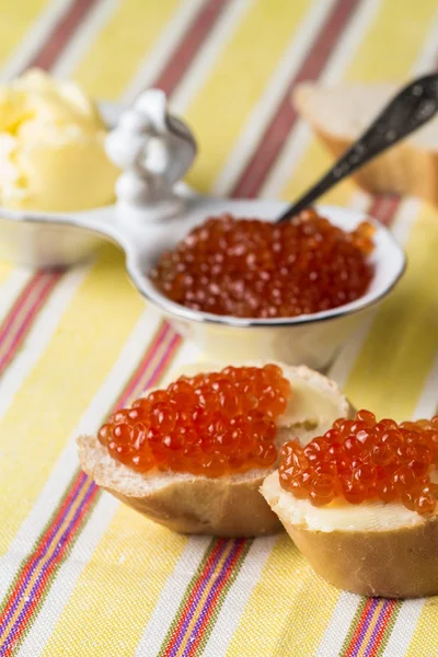 Red salmon caviar — Stock Photo, Image