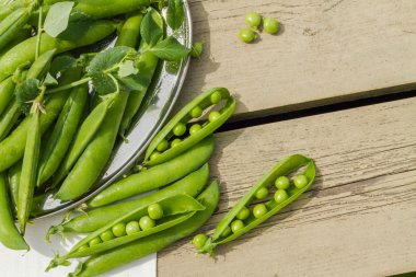 Taze taze bezelyeler