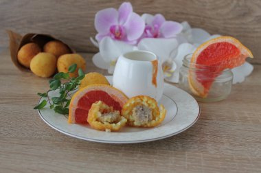 Arancini ile et doldurma