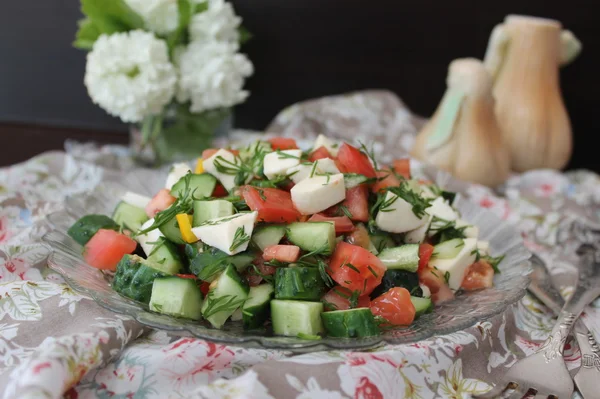 Salat mit leichter Kost — Stockfoto