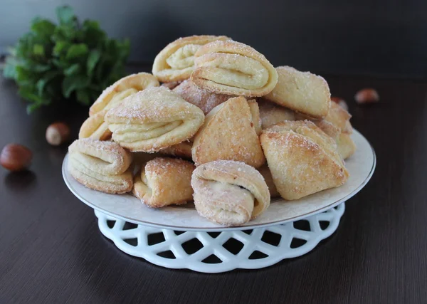 Biscoitos de queijo caseiros "Pés de corvo " — Fotografia de Stock