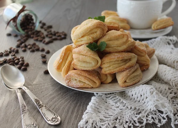 Homemade cheese biscuits "Crow's feet" — Stock Photo, Image