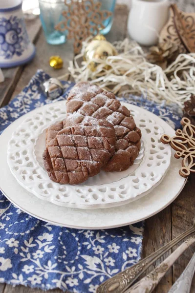 Bump Cookies Rustic Style Selective Focus — Stock Photo, Image