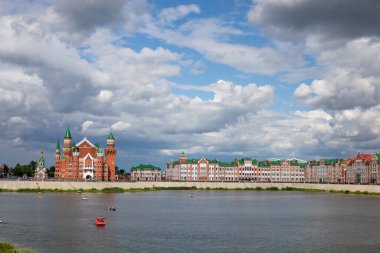 Mari-el Rusya Cumhuriyeti 'nin Yoshkar-Ola kentindeki setin manzarası