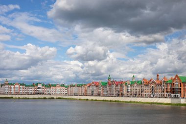 Mari-el Rusya Cumhuriyeti 'nin Yoshkar-Ola kentindeki setin manzarası