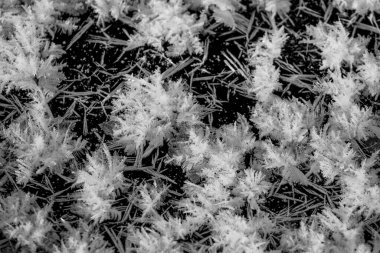 Erimiş buzda desenli desenler