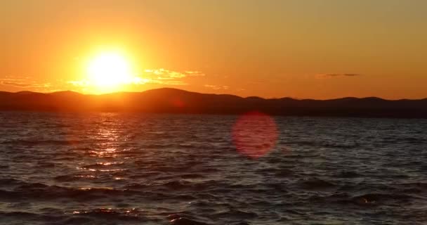 Majestuoso Paisaje Puesta Sol Salida Del Sol Increíble Luz Naturaleza — Vídeo de stock