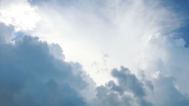 Sky Time Lapse Fundo Bonito Céu Timelapse Arranha Céus Céu — Vídeo de Stock