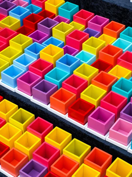 Caja de muchos colores — Foto de Stock