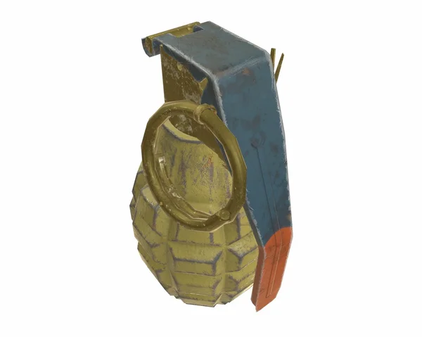 Mk2 el bombası 3d çizim — Stok fotoğraf