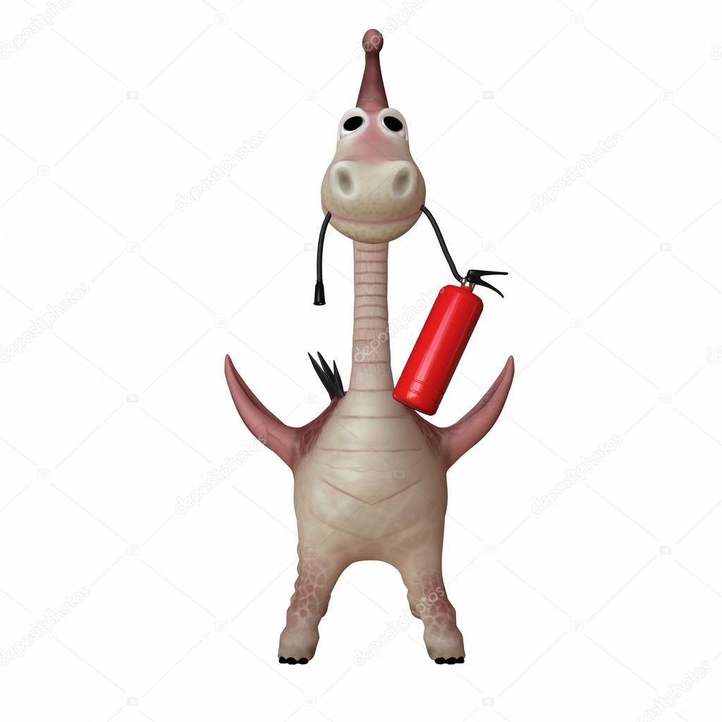 消火器 3 D イラスト ドラゴン消防士 ストック写真 C A Vasylenko Art Gmail Com