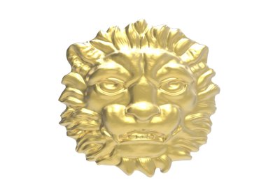 Aslan başı 3D Illustration. bir aslan metal başkanı. Takı başkanı aslan. Aslan altın başkanı. Aslan ahşap başkanı. Aslan şeffaf başkanı. elmas çizik kırık