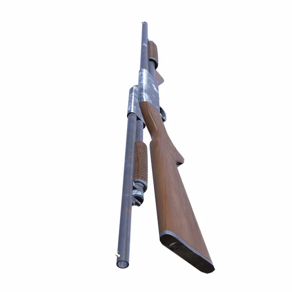 Itaca vecchio fucili Illustrazione 3D su sfondo bianco — Foto Stock