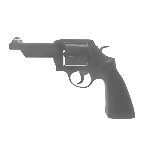 Ilustración 3D resumen de revólver — Foto de Stock