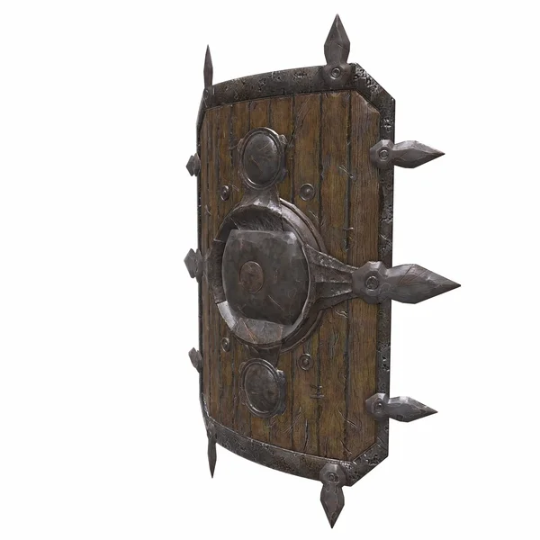 Eski antik kalkan 3d çizim