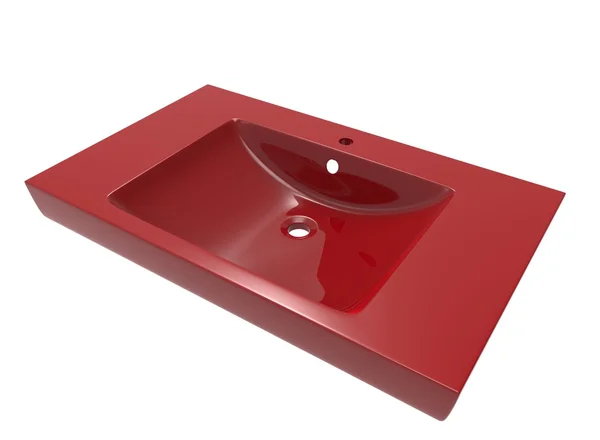 mutfak lavabo üzerinde izole beyaz arka plan. kullanımı kolay. Metall. ev işi. 3D çizim