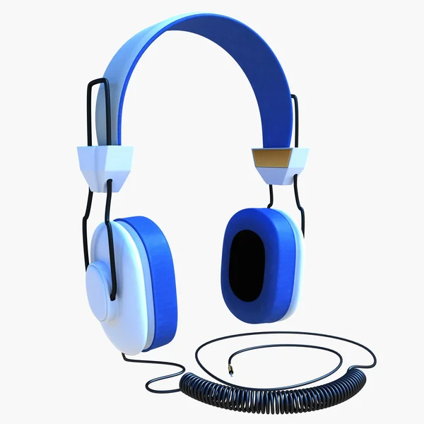 3D-Illustration von generischen Kopfhörern. — Stockfoto