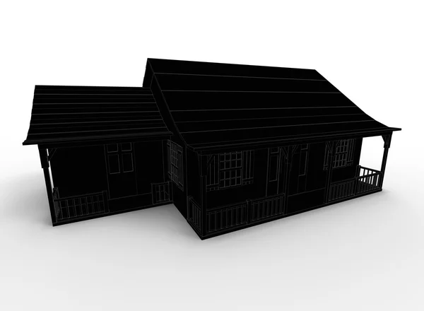3D ілюстрація будинку . — стокове фото