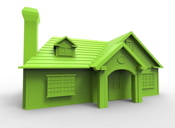 3D obrázek domu. — Stock fotografie