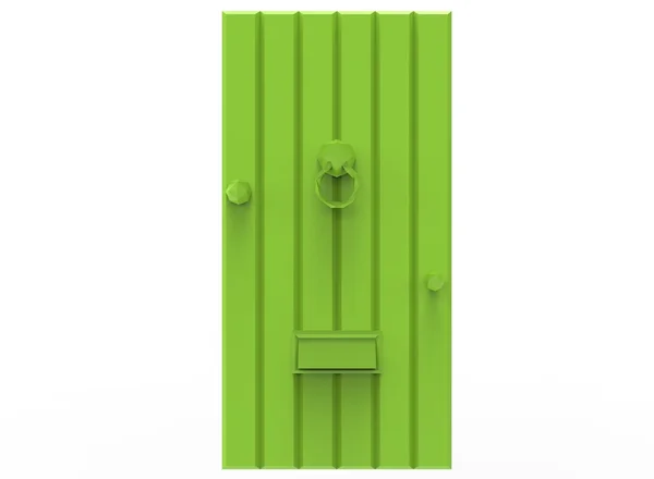 3D ilustrace jednoduchých dveří. — Stock fotografie