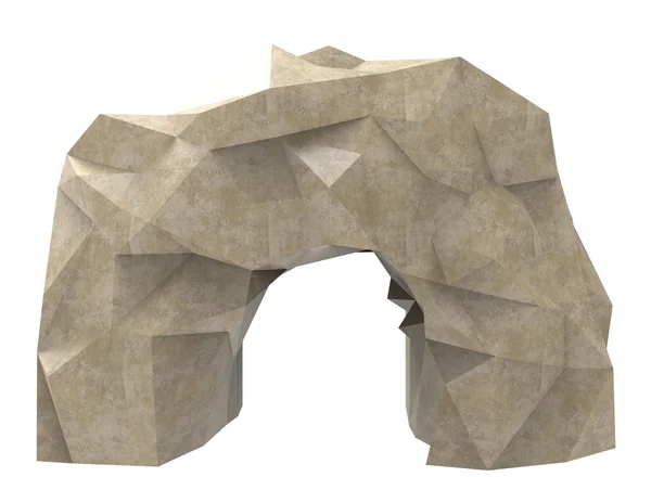 3D εικονογράφηση απλής σπηλαίου. — Φωτογραφία Αρχείου