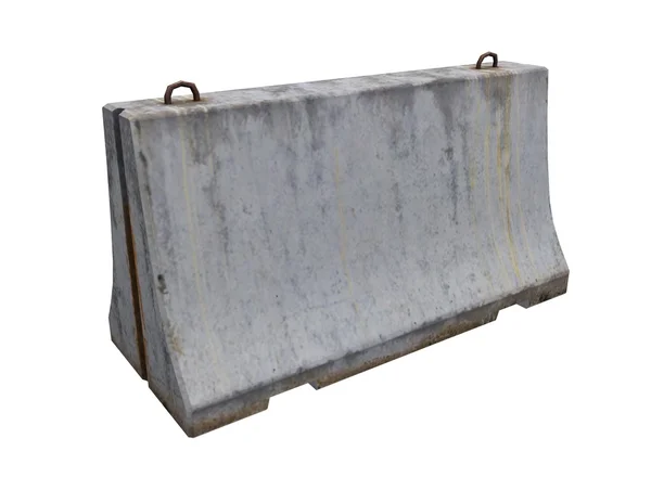 Basit beton bariyer 3d illüstrasyon. 