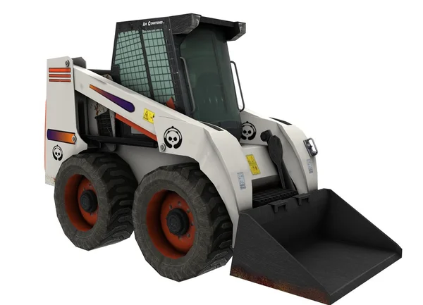 3d illustration of bobcat excavator. — Stock Photo, Image