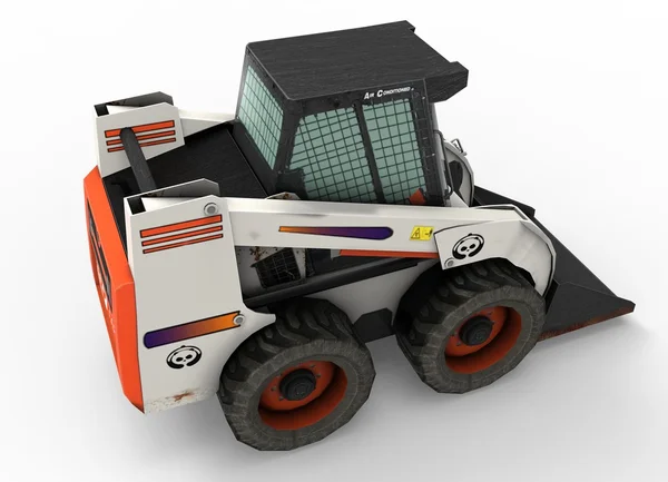bobcat Ekskavatör 3D çizim. 