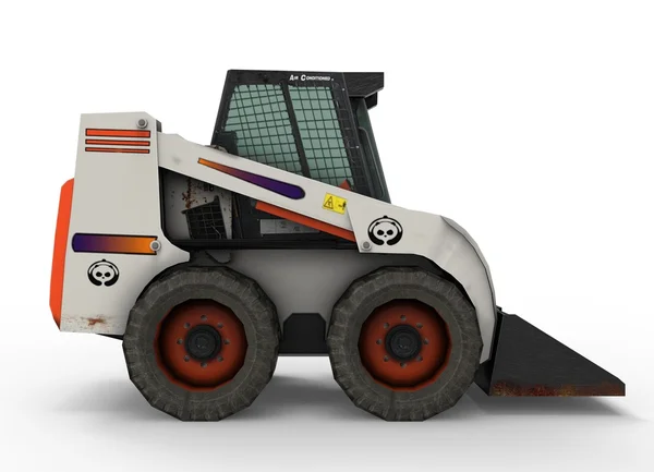 3d illustration of bobcat excavator. — Stock Photo, Image