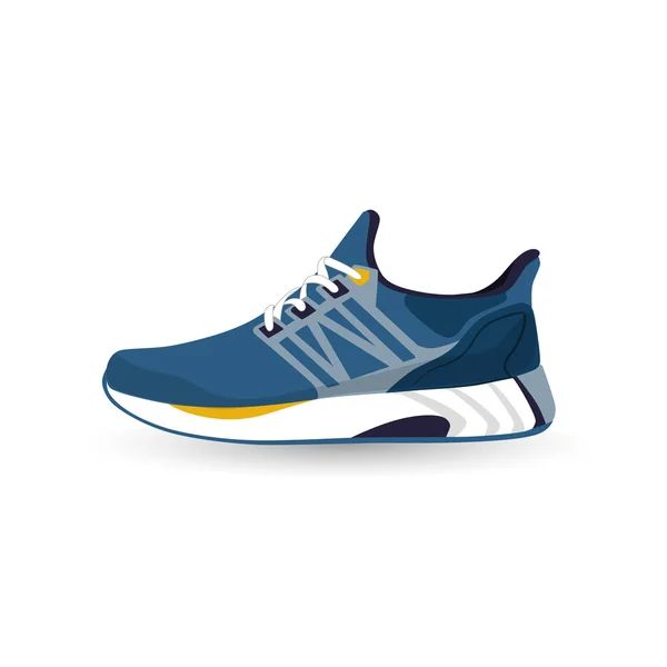 Stylish shoes for running. vector — Stock Vector