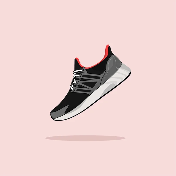 Vector loopschoenen - sneakers — Stockvector