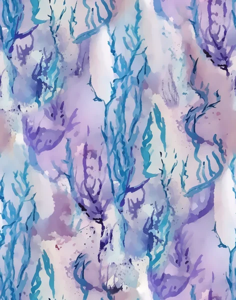 Aquarela padrão abstrato — Vetor de Stock