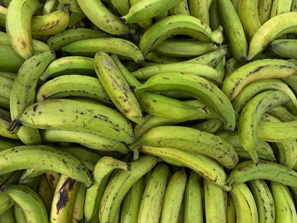 Yeşil muz arka planına yakın plan