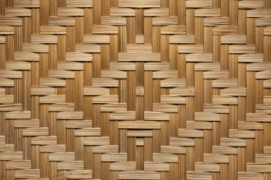 Geleneksel Vietnam el yapımı bambu dokuma yüzeyine yakın, karmaşık desenlerle doğal ve kırsal bir doku yaratıyor.