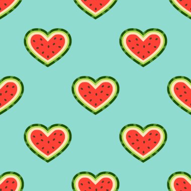 Vektör seamless modeli karpuz