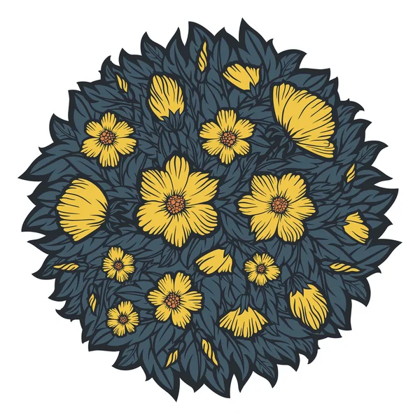 Sarı çiçek buketi