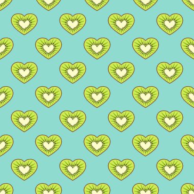 Vektör seamless modeli kivi