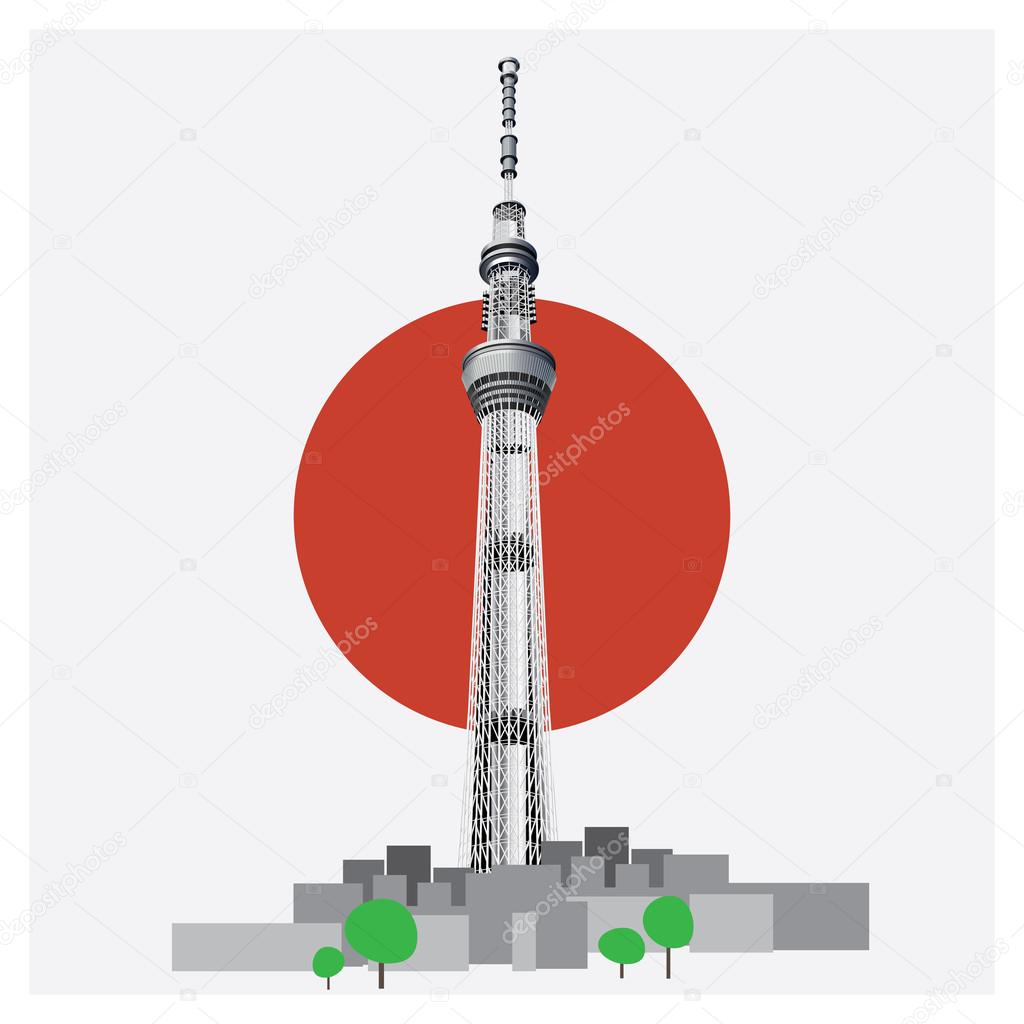 東京スカイツリー Vector Art Stock Images Depositphotos
