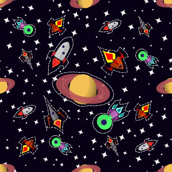 Space cartoon background.