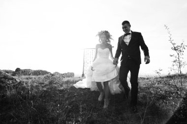 güzel newlyweeds Çift