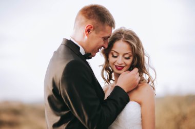 güzel newlyweeds Çift