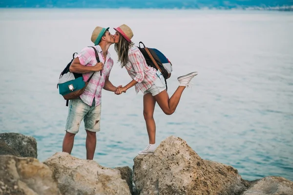 Couple en vacances en Grèce — Photo