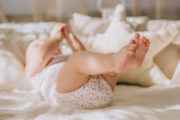 Bebé recién nacido pies —  Fotos de Stock
