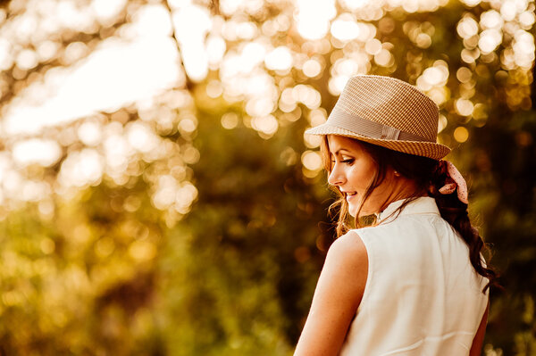 Портрет красивой девушки