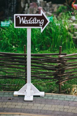 Düğün dekorasyonu - işaretçi