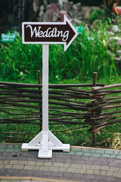 Düğün dekorasyonu - işaretçi