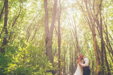 mutlu gelin ve groomin orman